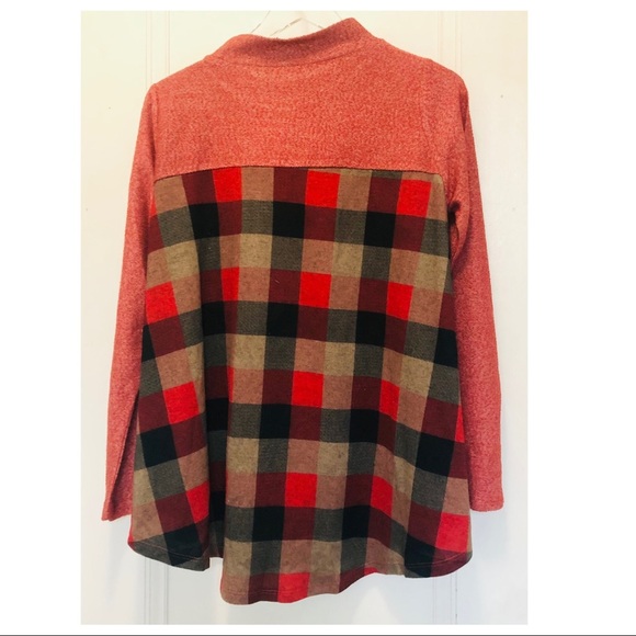 Wonderland of Orange Mixed Print Tunic - Picture 4 of 11